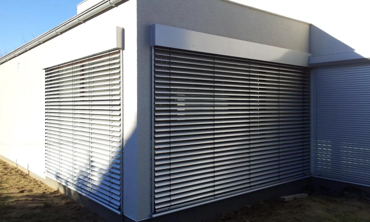 Żaluzje fasadowe C80 detal